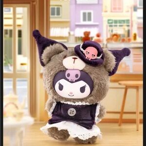 Cute Plush Toy with Purple Outfit